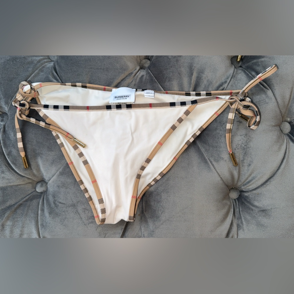 Burberry Classic Check Bikini in Beige and Brown